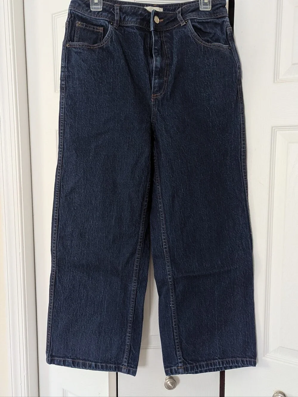 Sezane Le Crop Indigo - Size 10